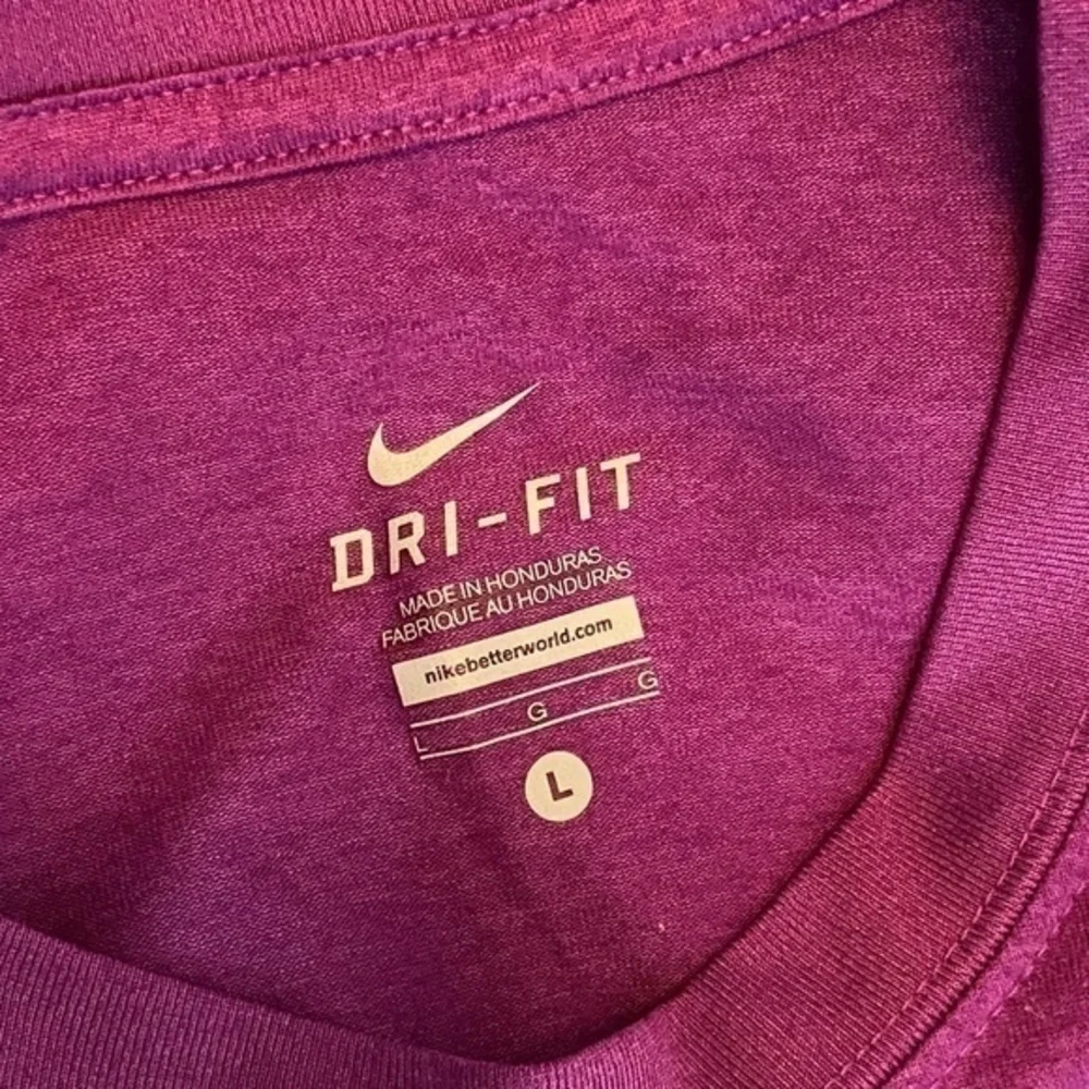 Nike Dry Fit Purple Top I Work Out Just Kidding I Chase Toddlers Long Sleeve Top